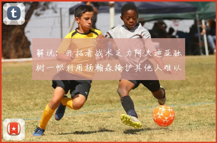 解说：开拓者战术乏力阿夫迪亚独树一帜利用杨瀚森掩护其他人难以配合